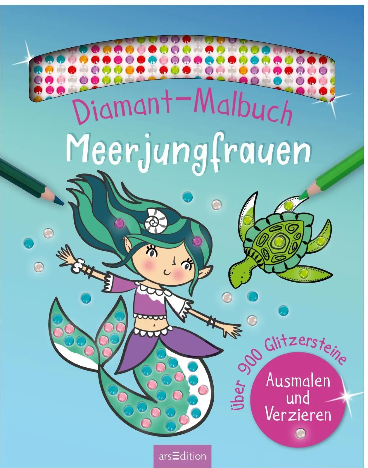 Cover: 9783845867366 | Diamant-Malbuch Meerjungfrauen | Sarah Wade | Taschenbuch | 32 S.