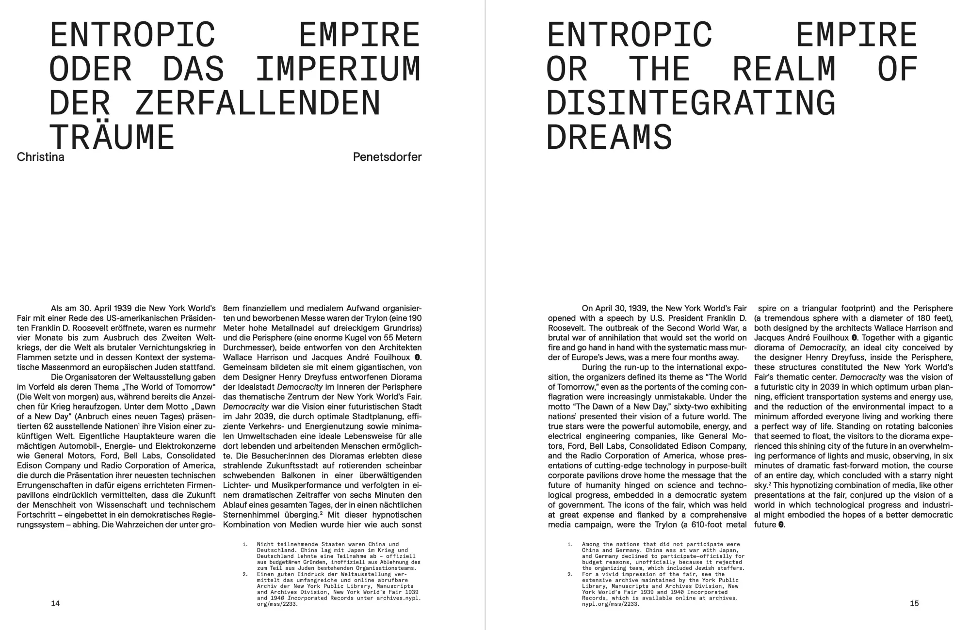Bild: 9783954767366 | Entropic Empire | Rob Voerman | Rob Voerman | Taschenbuch | 208 S.