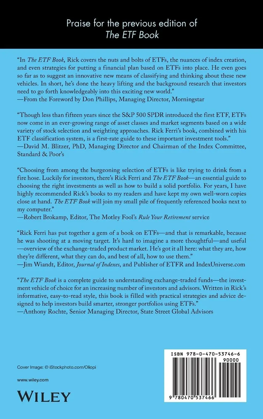 Rückseite: 9780470537466 | The Etf Book | All You Need to Know about Exchange-Traded Funds | Buch