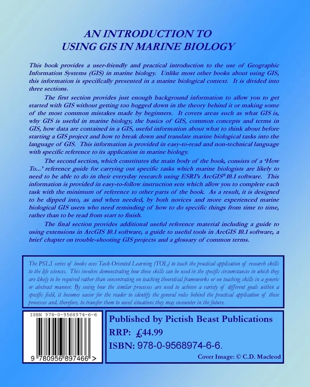 Rückseite: 9780956897466 | An Introduction To Using GIS In Marine Biology | Colin D. Macleod