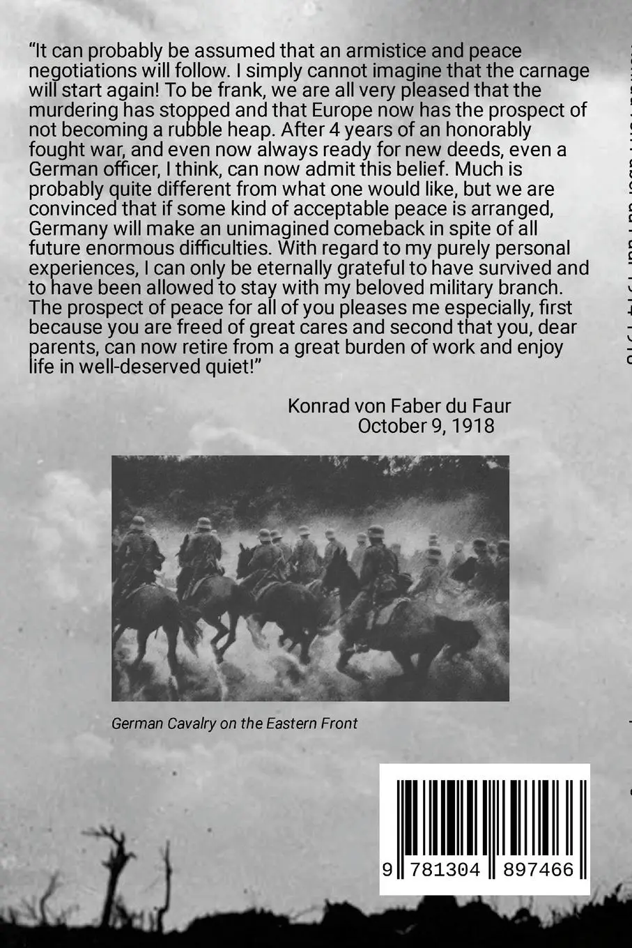 Rückseite: 9781304897466 | A German Cavalry Officer's Great War | Vera von Faber du Faur | Buch