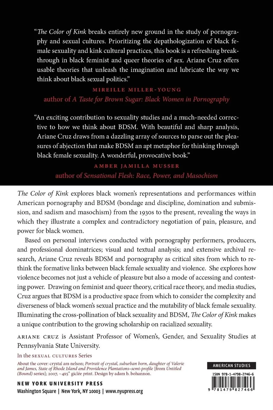 Rückseite: 9781479827466 | The Color of Kink | Black Women, Bdsm, and Pornography | Ariane Cruz