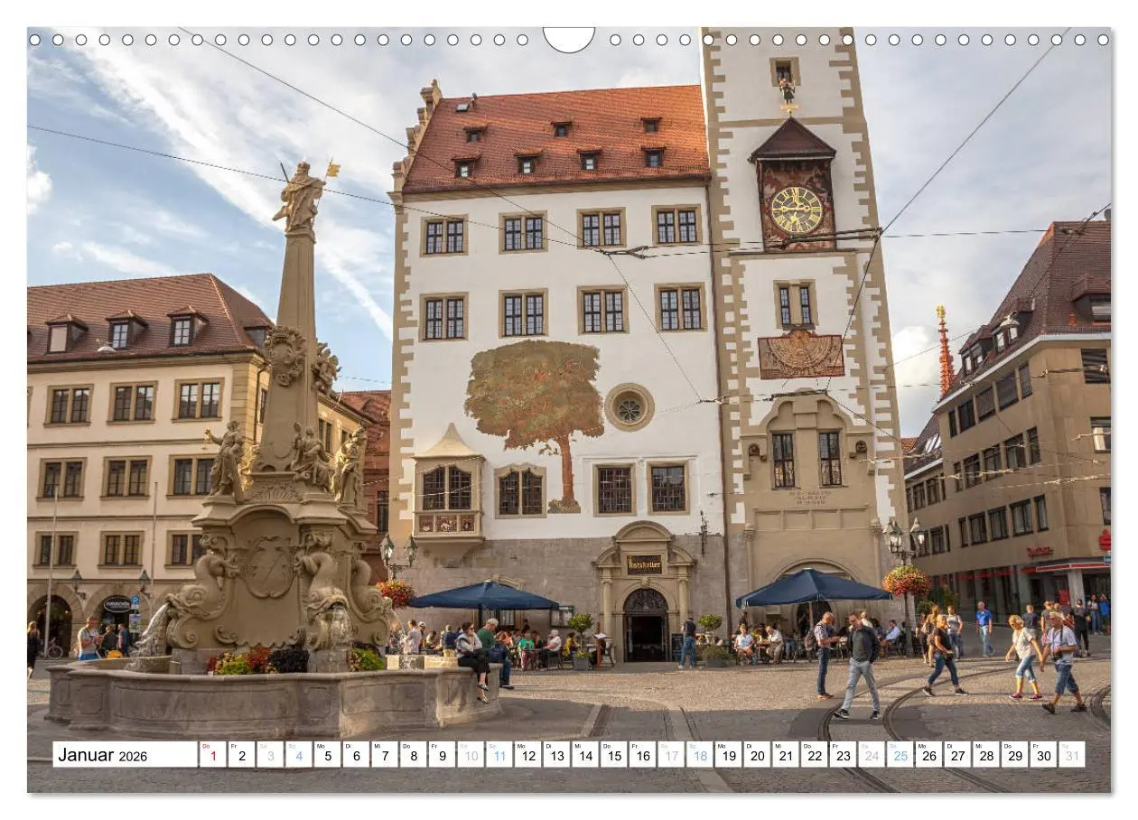 Bild: 9783457777466 | Würzburg - Stadt mit Charme (Wandkalender 2026 DIN A3 quer),...