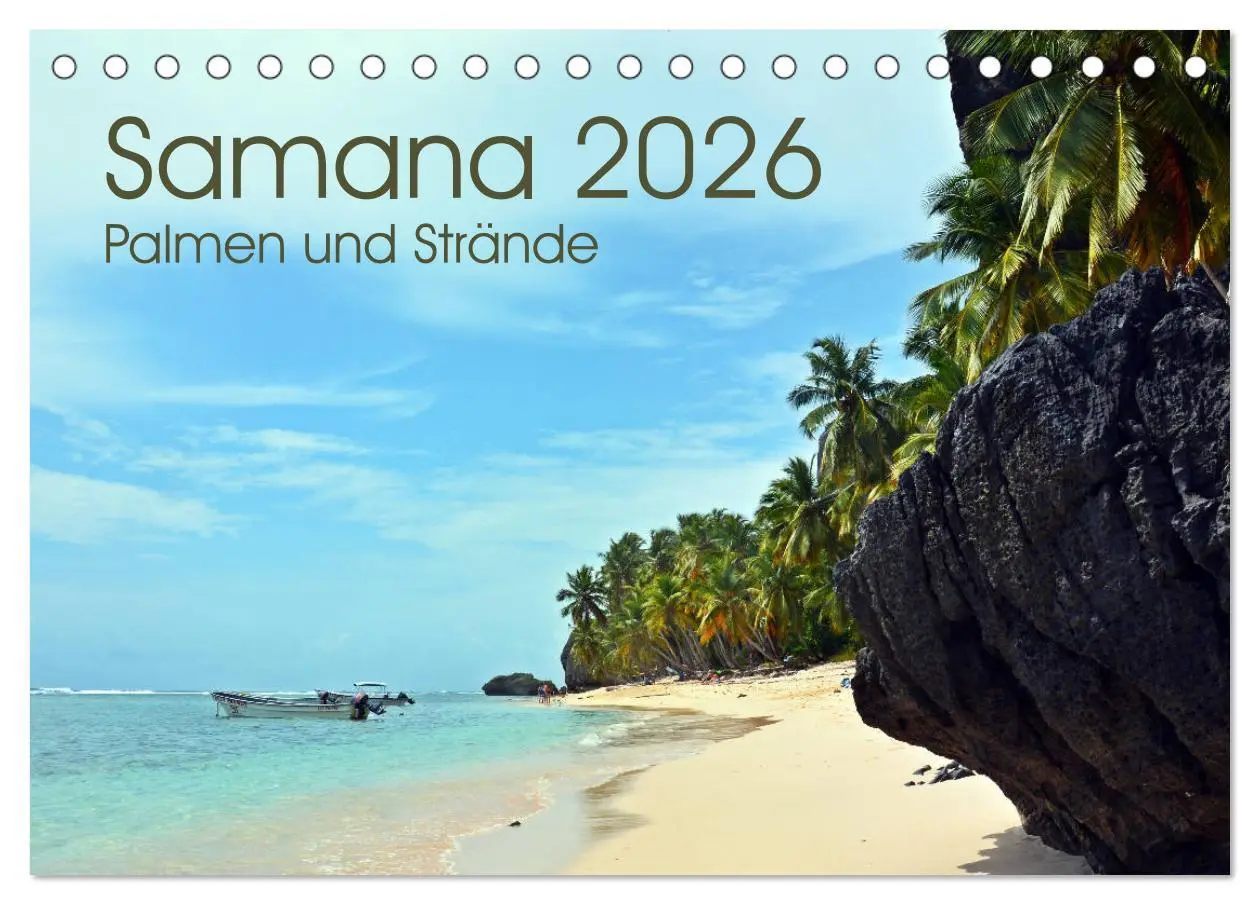 Cover: 9783457847466 | Samana - Palmen und Strände (Tischkalender 2026 DIN A5 quer),...