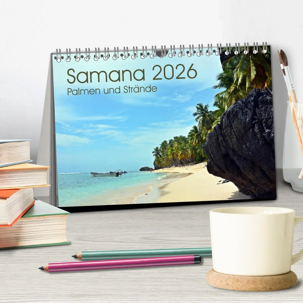 Bild: 9783457847466 | Samana - Palmen und Strände (Tischkalender 2026 DIN A5 quer),...
