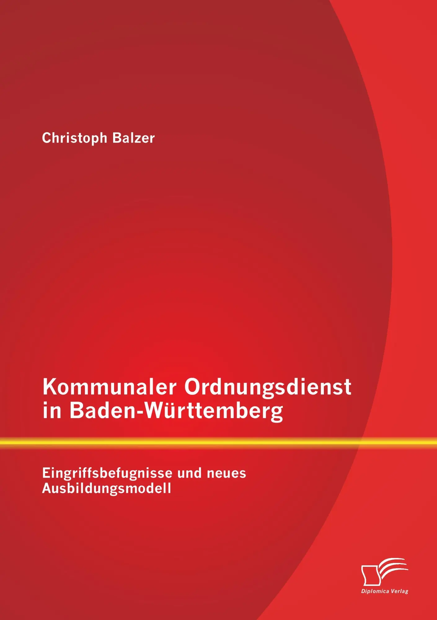 Cover: 9783842887466 | Kommunaler Ordnungsdienst in Baden-Württemberg: Eingriffsbefugnisse...