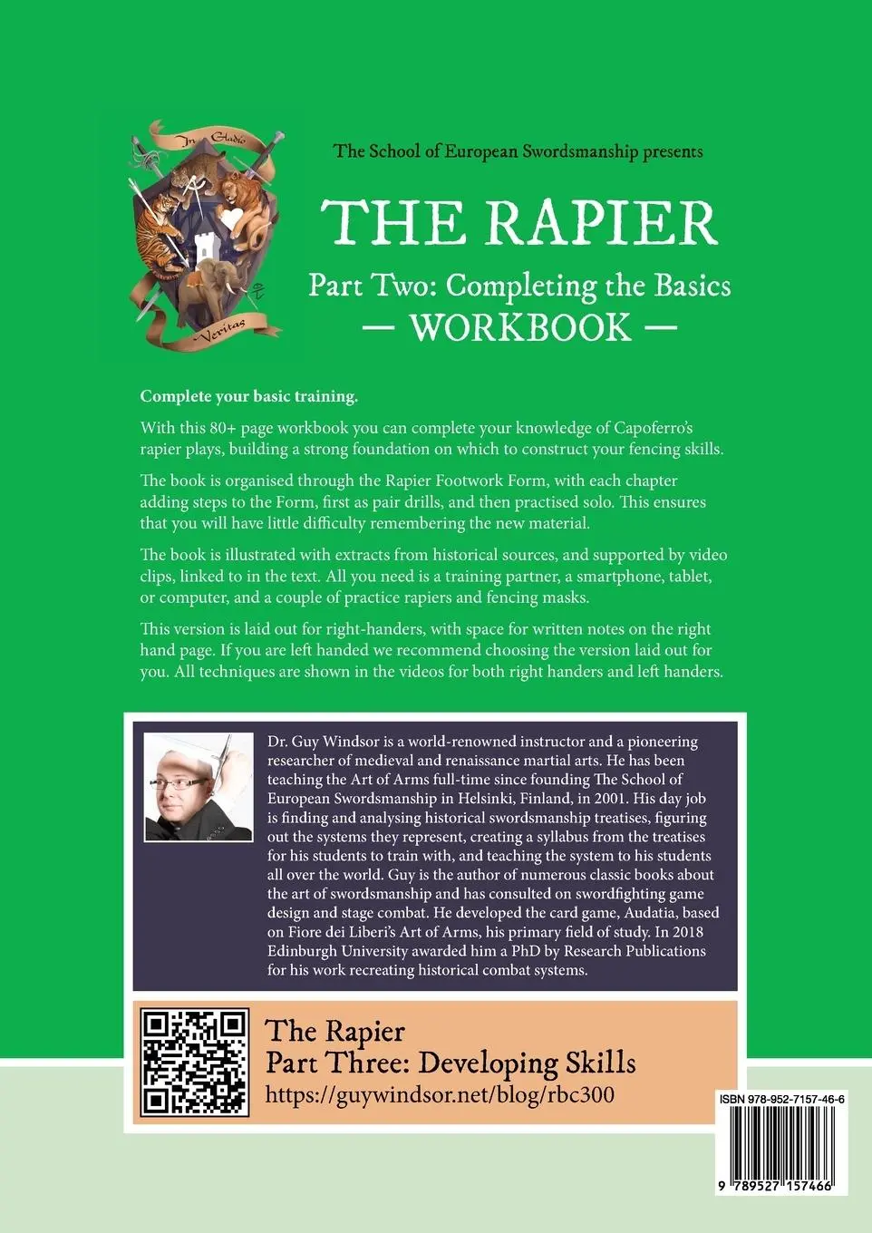 Rückseite: 9789527157466 | The Rapier Part Two Completing The Basics Workbook | Guy Windsor