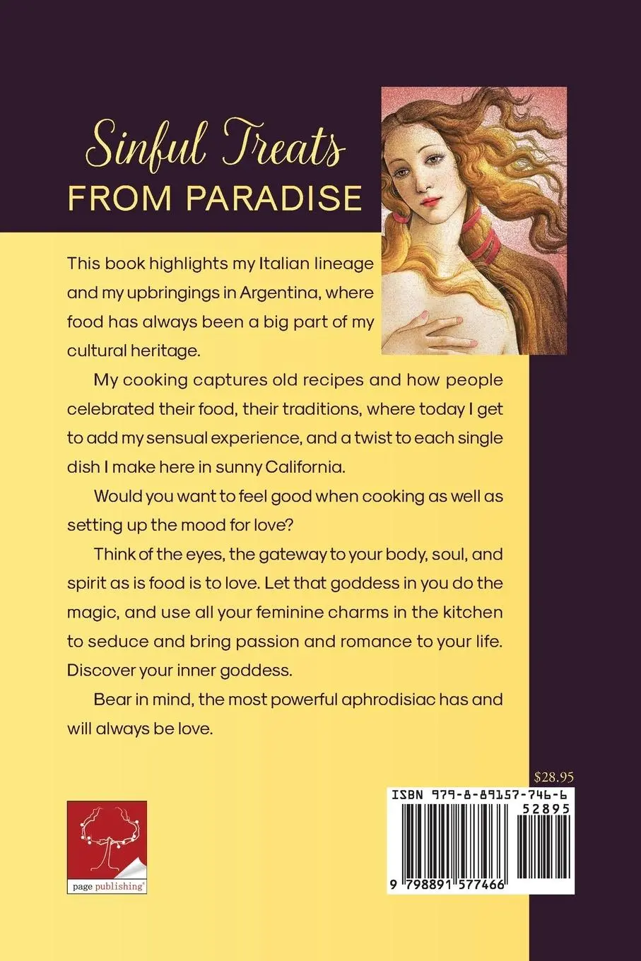 Rückseite: 9798891577466 | Sinful Treats from Paradise | Bea Gallucci | Taschenbuch | Englisch