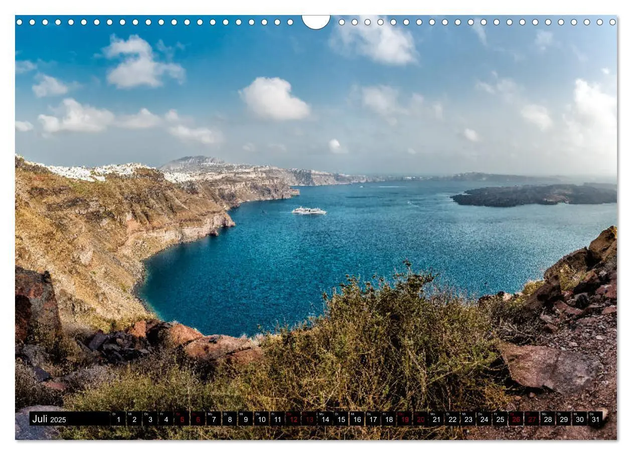Bild: 9783435437566 | Santorini - Perle in der Ägais (Wandkalender 2025 DIN A3 quer),...