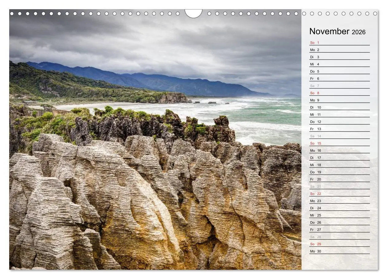 Bild: 9783457907566 | Sehnsucht nach Neuseeland (Wandkalender 2026 DIN A3 quer), CALVENDO...