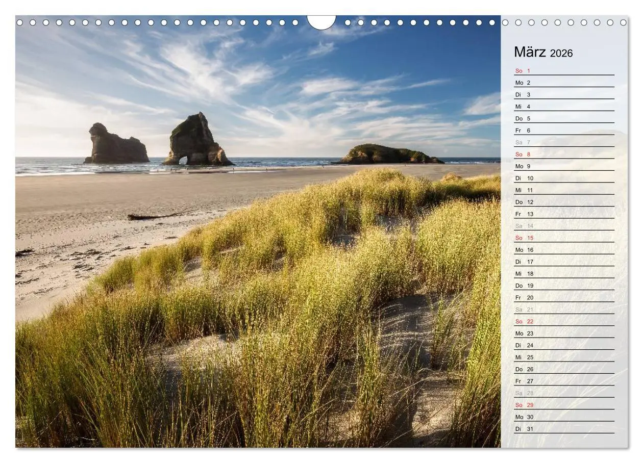 Bild: 9783457907566 | Sehnsucht nach Neuseeland (Wandkalender 2026 DIN A3 quer), CALVENDO...