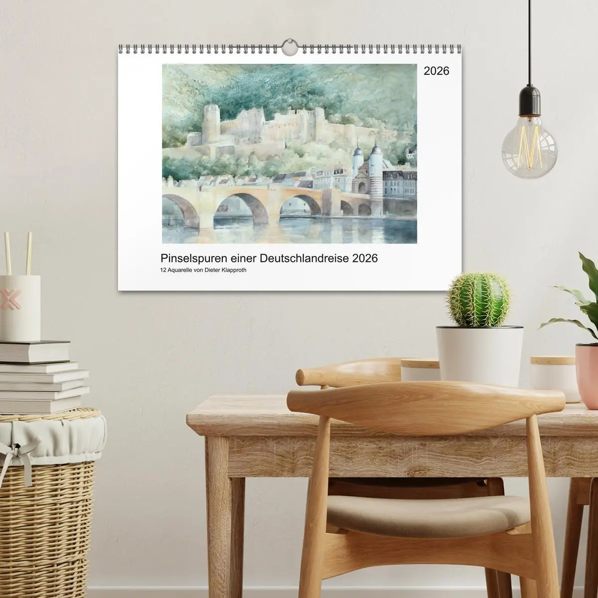 Bild: 9783516097566 | Pinselspuren einer Deutschlandreise - 12 Aquarelle von Dieter...