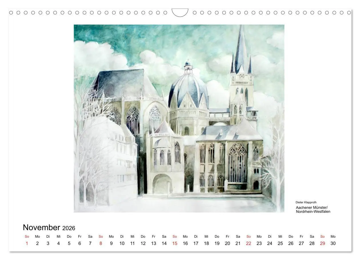 Bild: 9783516097566 | Pinselspuren einer Deutschlandreise - 12 Aquarelle von Dieter...