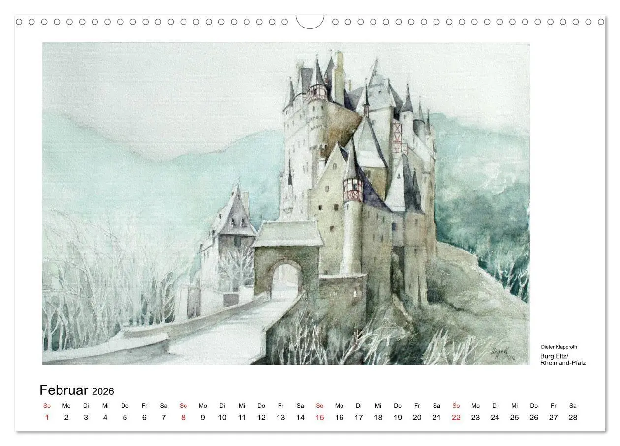 Bild: 9783516097566 | Pinselspuren einer Deutschlandreise - 12 Aquarelle von Dieter...