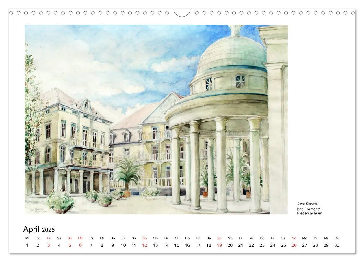 Bild: 9783516097566 | Pinselspuren einer Deutschlandreise - 12 Aquarelle von Dieter...