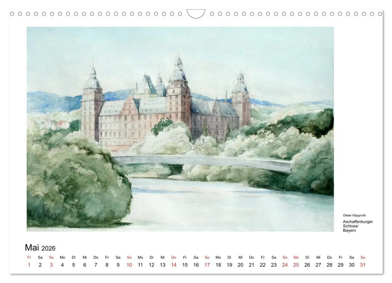 Bild: 9783516097566 | Pinselspuren einer Deutschlandreise - 12 Aquarelle von Dieter...