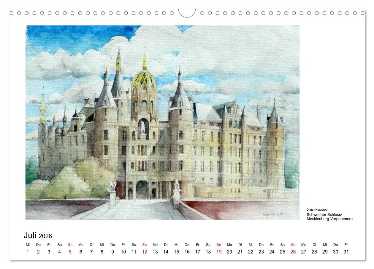 Bild: 9783516097566 | Pinselspuren einer Deutschlandreise - 12 Aquarelle von Dieter...