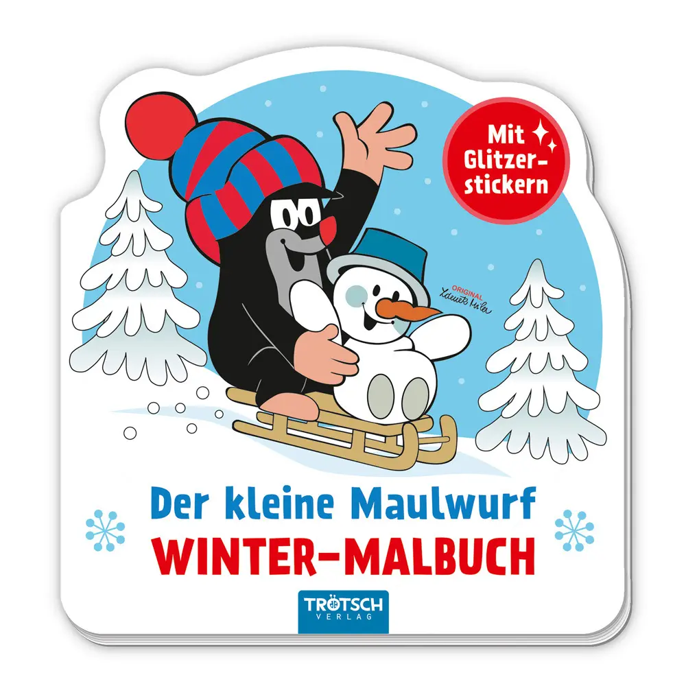 Cover: 9783988027566 | TRÖTSCH - Der kleine Maulwurf Mini-Malbuch mit Stickern Winter Ab 3...