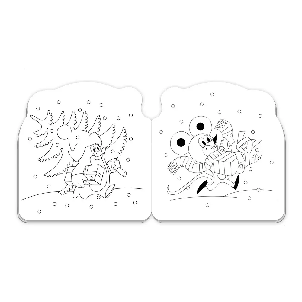 Bild: 9783988027566 | TRÖTSCH - Der kleine Maulwurf Mini-Malbuch mit Stickern Winter Ab 3...