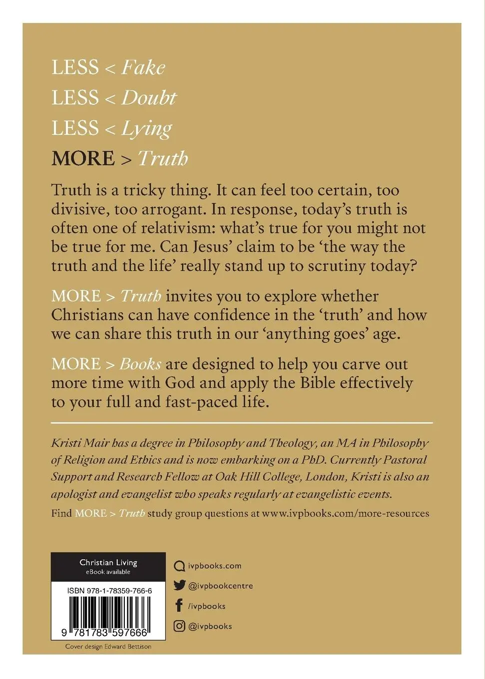 Rückseite: 9781783597666 | More Truth | Searching for Certainty in an Uncertain World | Mair
