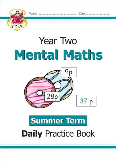 Cover: 9781789087666 | KS1 Mental Maths Year 2 Daily Practice Book: Summer Term | Cgp Books