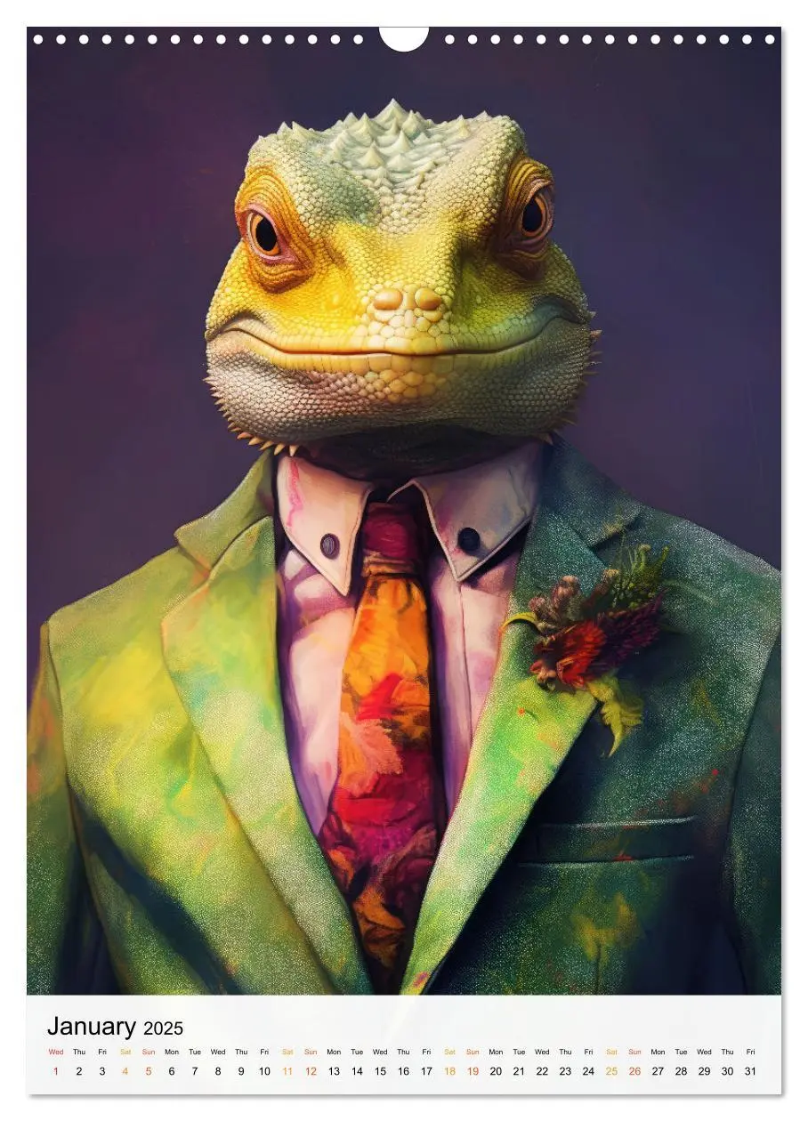 Bild: 9781325967766 | Animalia Fusion (Wall Calendar 2025 DIN A3 portrait), CALVENDO 12...