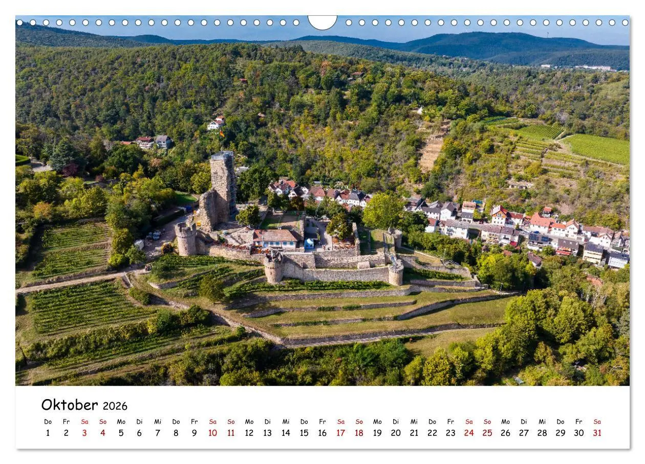 Bild: 9783457297766 | Pfälzer Burgen (Wandkalender 2026 DIN A3 quer), CALVENDO...