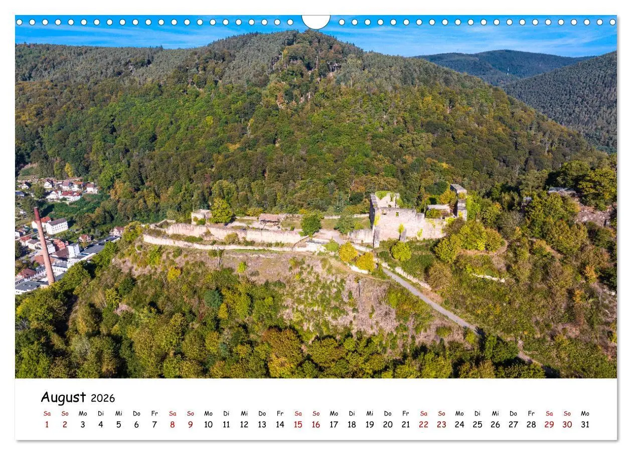 Bild: 9783457297766 | Pfälzer Burgen (Wandkalender 2026 DIN A3 quer), CALVENDO...