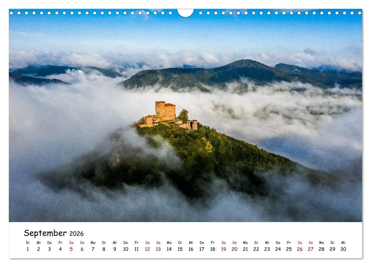 Bild: 9783457297766 | Pfälzer Burgen (Wandkalender 2026 DIN A3 quer), CALVENDO...