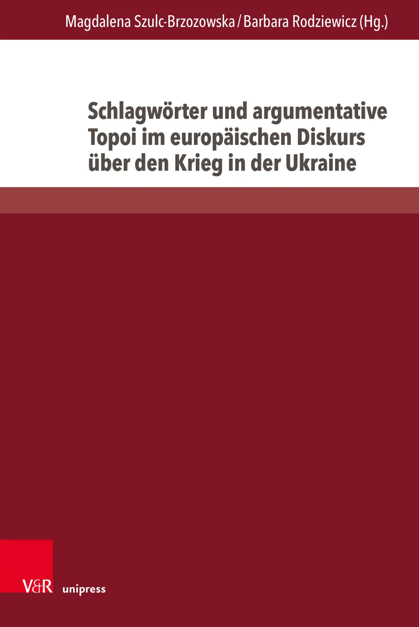 Cover: 9783847117766 | Schlagwörter und argumentative Topoi im europäischen Diskurs über...