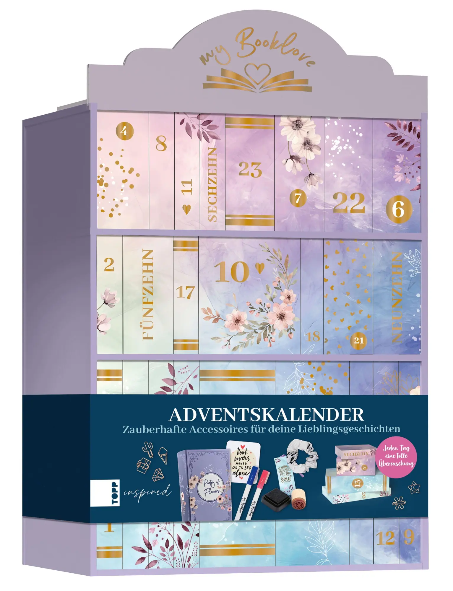 Cover: 4007742187866 | My Booklove - der ultimative Adventskalender für Bücherfans | Kalender