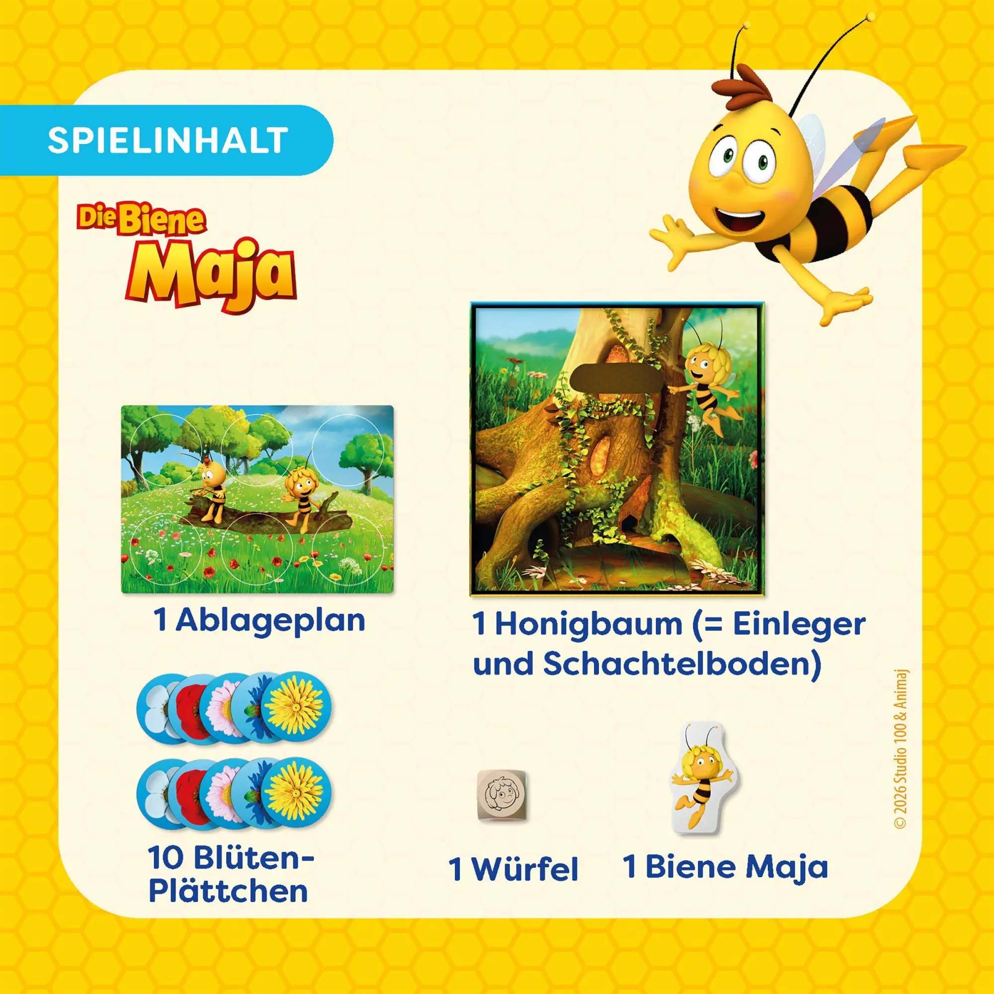 Bild: 4010168297866 | Meine ersten Spiele - Biene Maja Honigbaum | Christiane Hüpper | Spiel