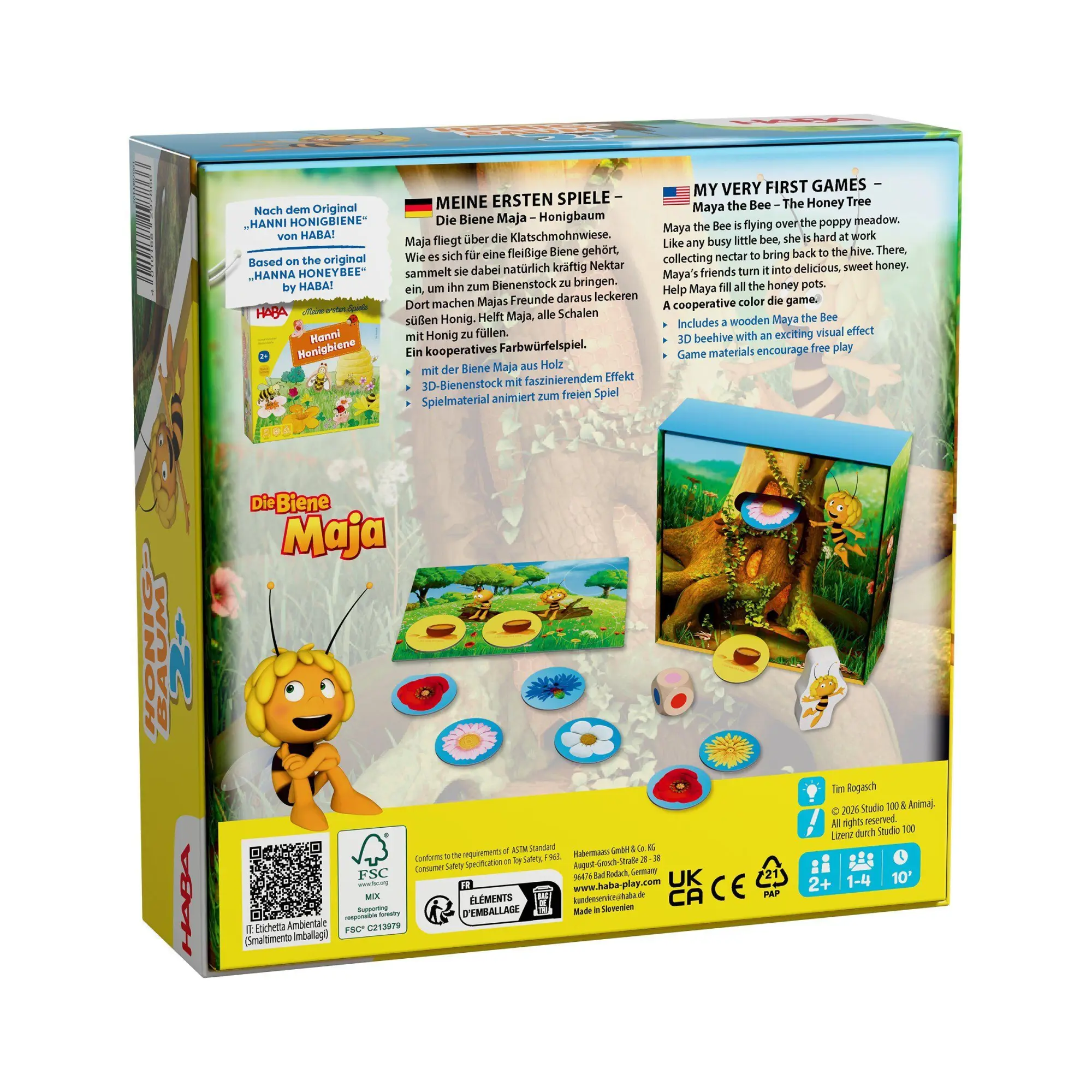 Bild: 4010168297866 | Meine ersten Spiele - Biene Maja Honigbaum | Christiane Hüpper | Spiel