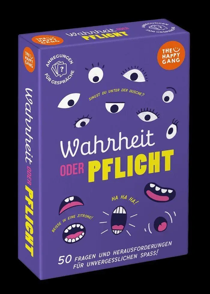 Cover: 5600704037866 | Wahrheit oder Pflicht | Herausgegeben von THE HAPPY GANG | Spiel