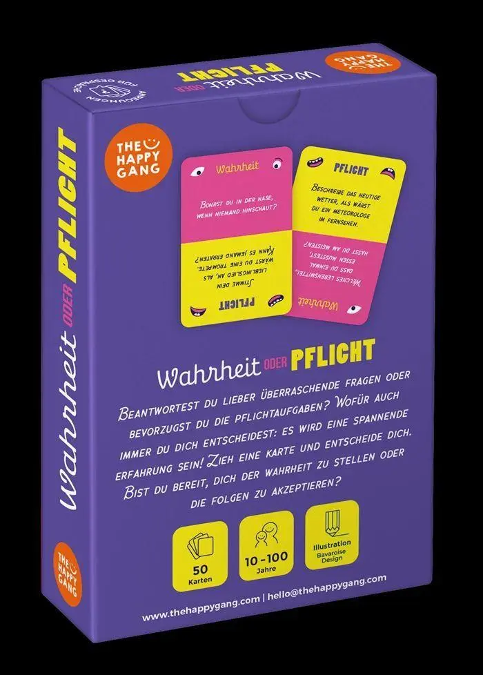 Bild: 5600704037866 | Wahrheit oder Pflicht | Herausgegeben von THE HAPPY GANG | Spiel