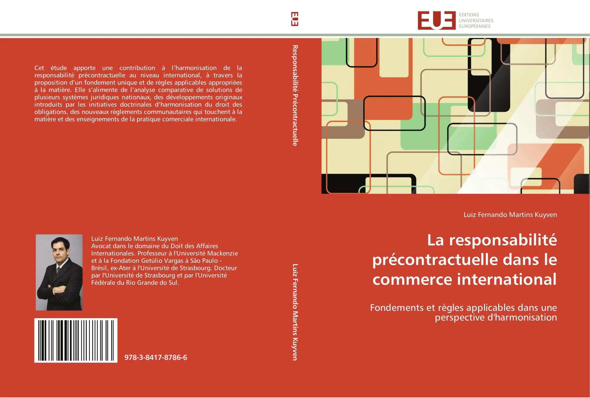 Cover: 9783841787866 | La responsabilité précontractuelle dans le commerce international