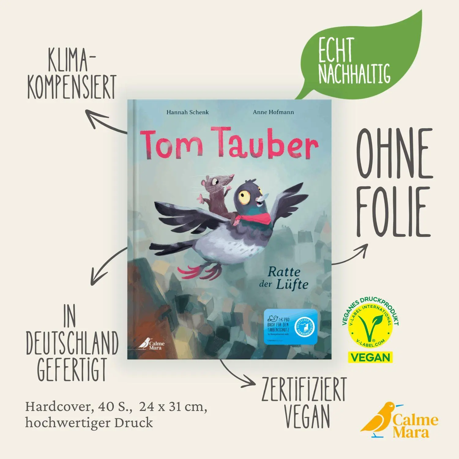 Bild: 9783948877866 | Tom Tauber - Ratte der Lüfte | Hannah Schenk | Buch | 40 S. | Deutsch