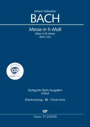Cover: 9790007187866 | Messe in h-Moll (Klavierauszug XL) | BWV 232 | Johann Sebastian Bach