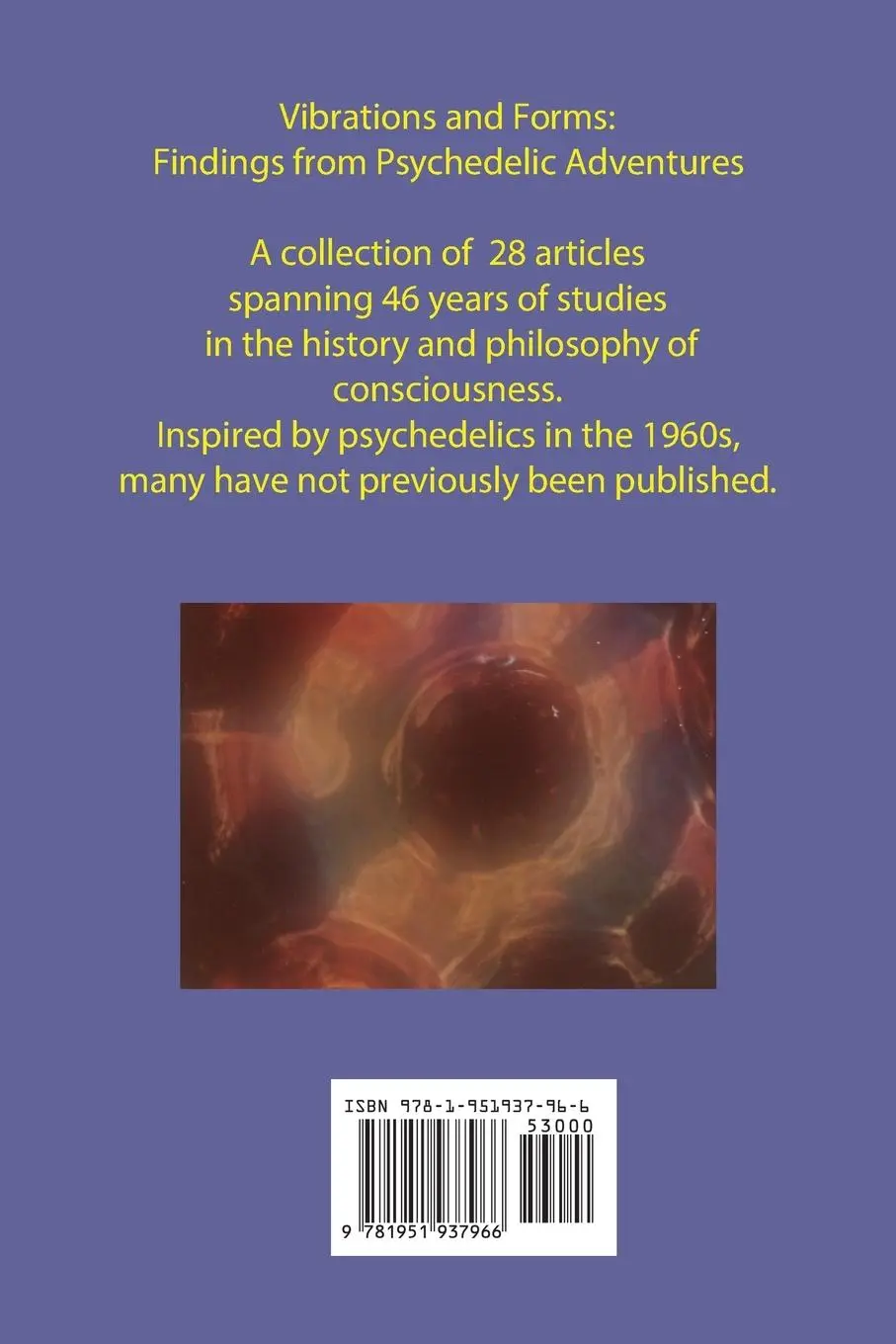 Rückseite: 9781951937966 | Vibrations and Forms | Findings from Psychedelic Adventures | Abraham