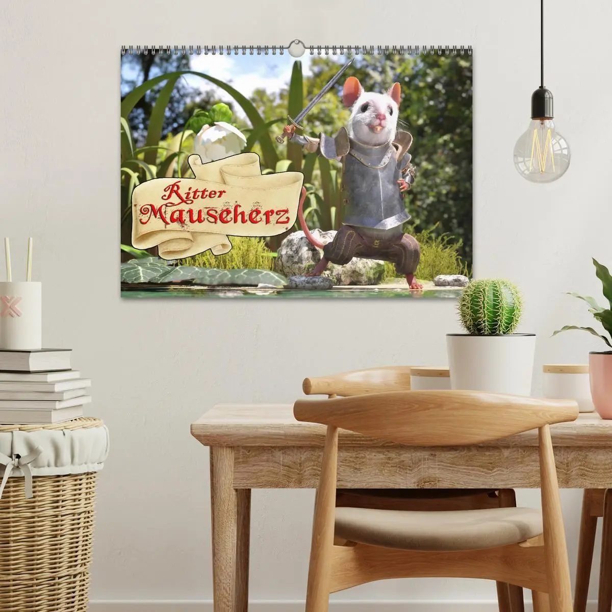 Bild: 9783457587966 | Ritter Mauseherz (Wandkalender 2026 DIN A3 quer), CALVENDO...
