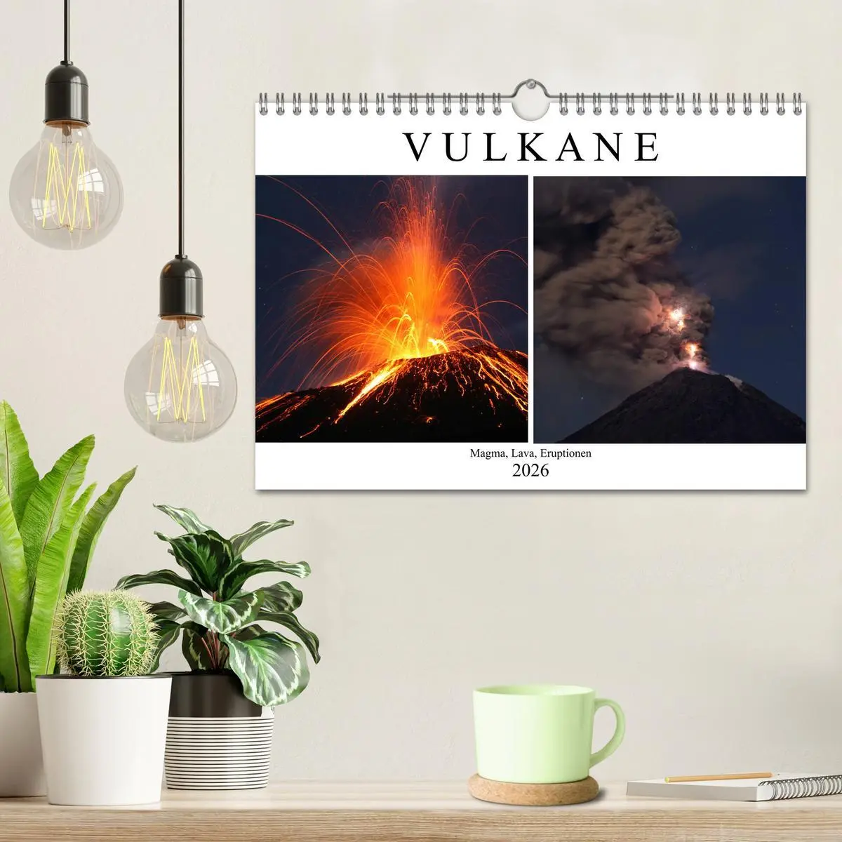Bild: 9783457897966 | Vulkane - Magma, Lava, Eruptionen (Wandkalender 2026 DIN A4 quer),...