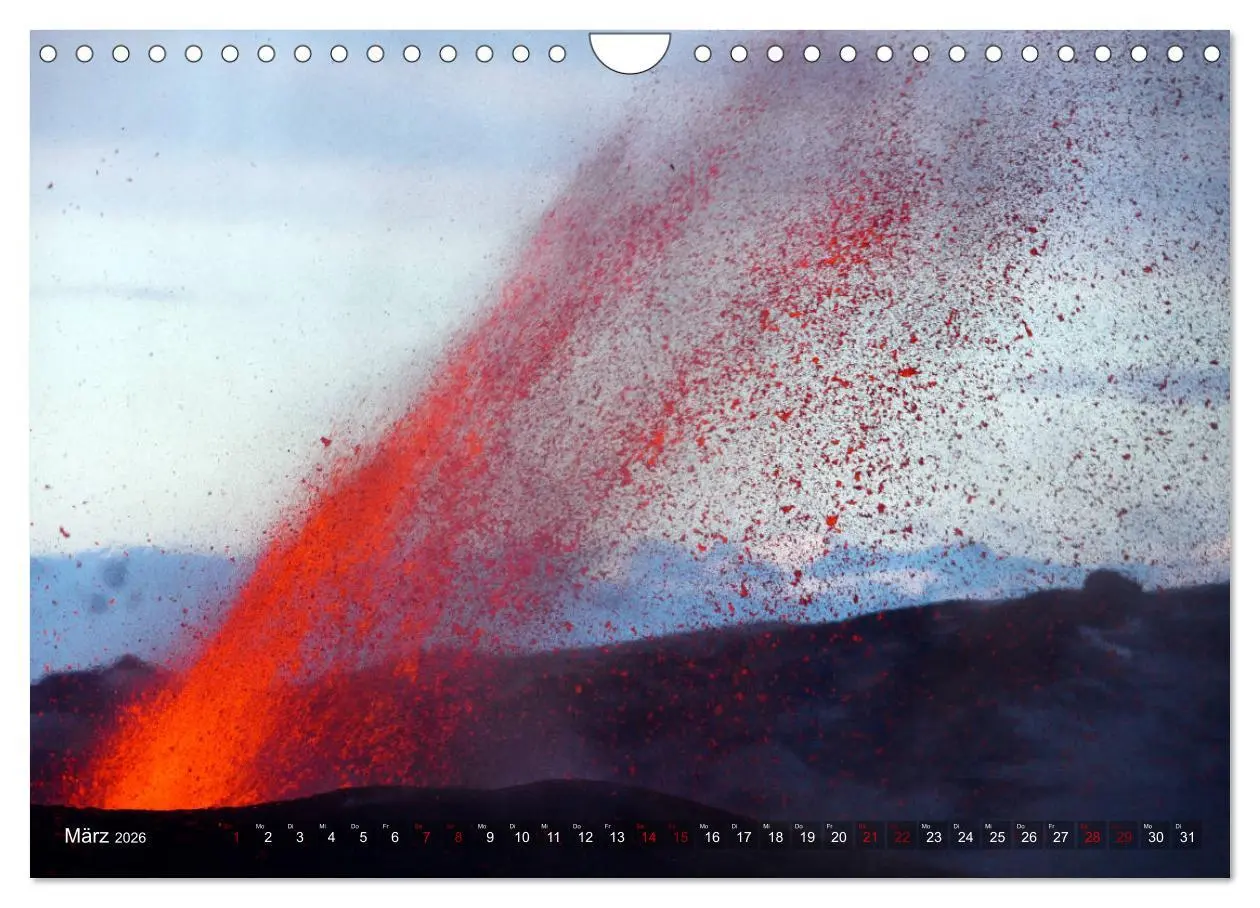 Bild: 9783457897966 | Vulkane - Magma, Lava, Eruptionen (Wandkalender 2026 DIN A4 quer),...