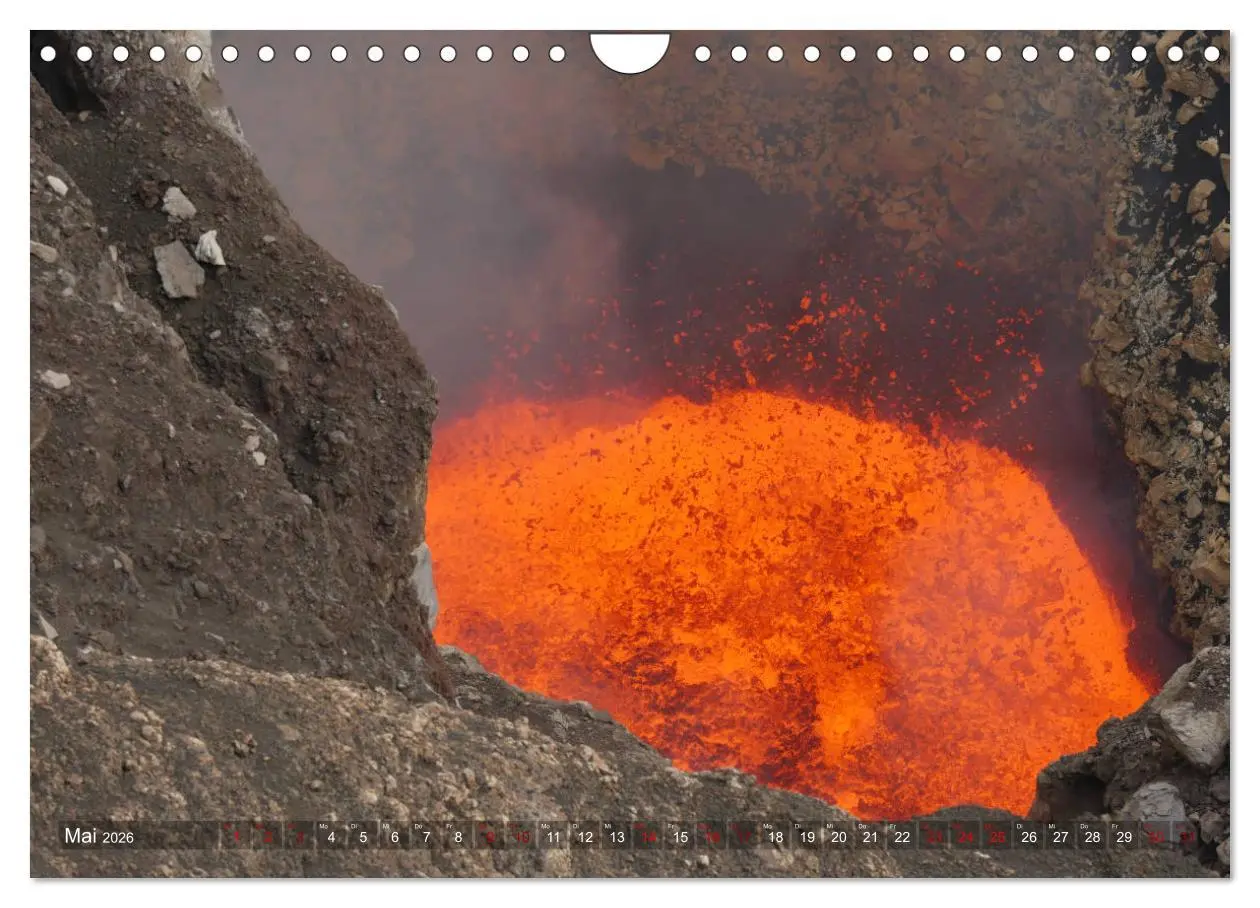 Bild: 9783457897966 | Vulkane - Magma, Lava, Eruptionen (Wandkalender 2026 DIN A4 quer),...