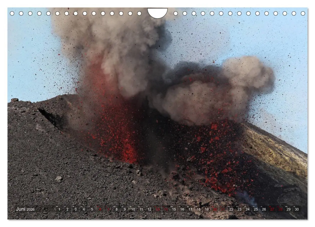 Bild: 9783457897966 | Vulkane - Magma, Lava, Eruptionen (Wandkalender 2026 DIN A4 quer),...