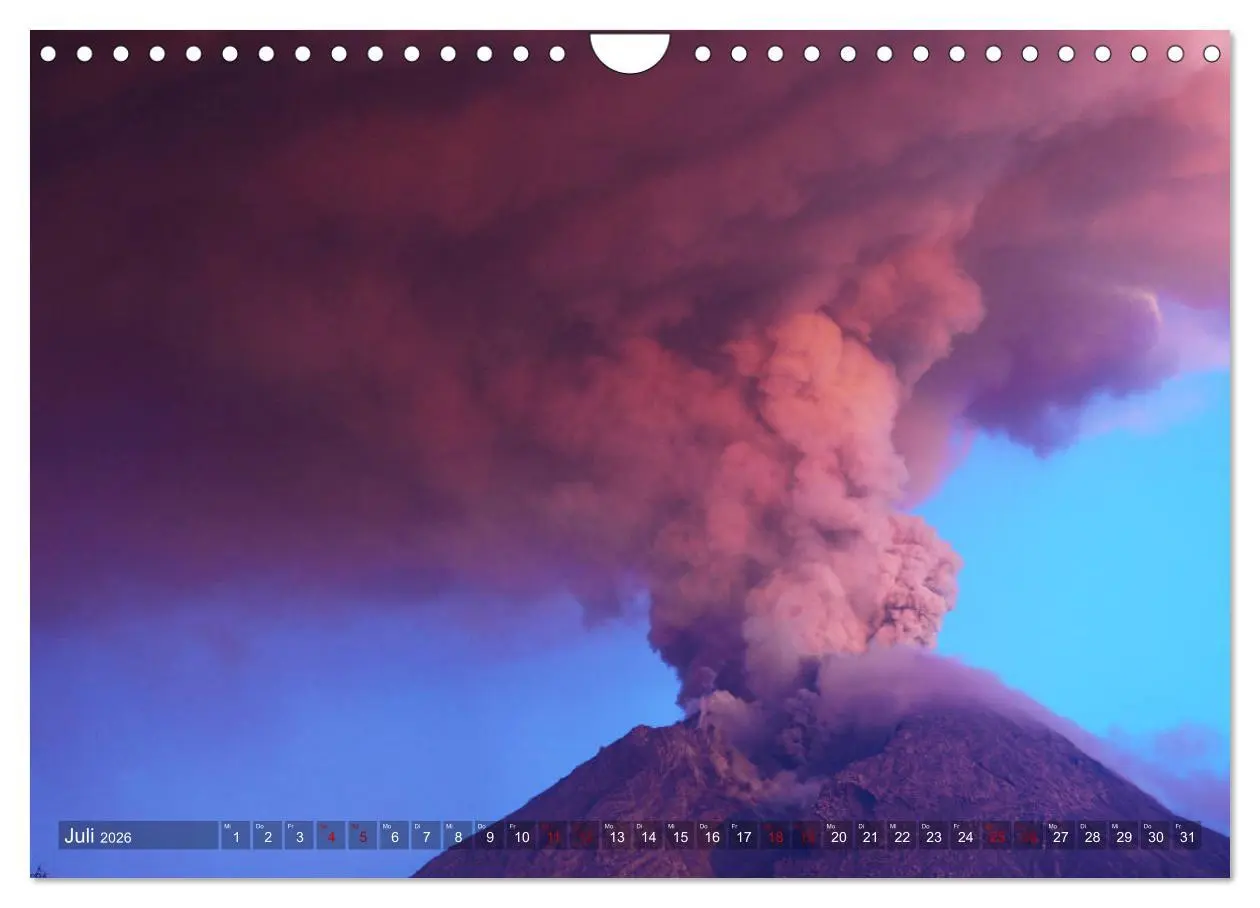 Bild: 9783457897966 | Vulkane - Magma, Lava, Eruptionen (Wandkalender 2026 DIN A4 quer),...