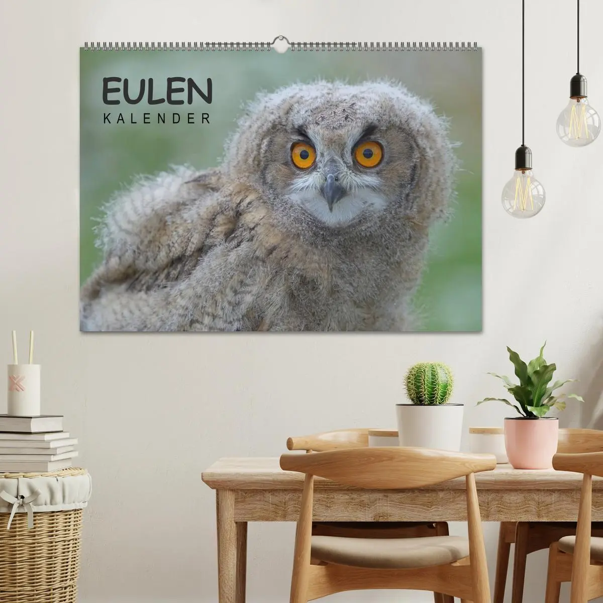 Bild: 9783516127966 | Eulen-Kalender (Wandkalender 2026 DIN A2 quer), CALVENDO...