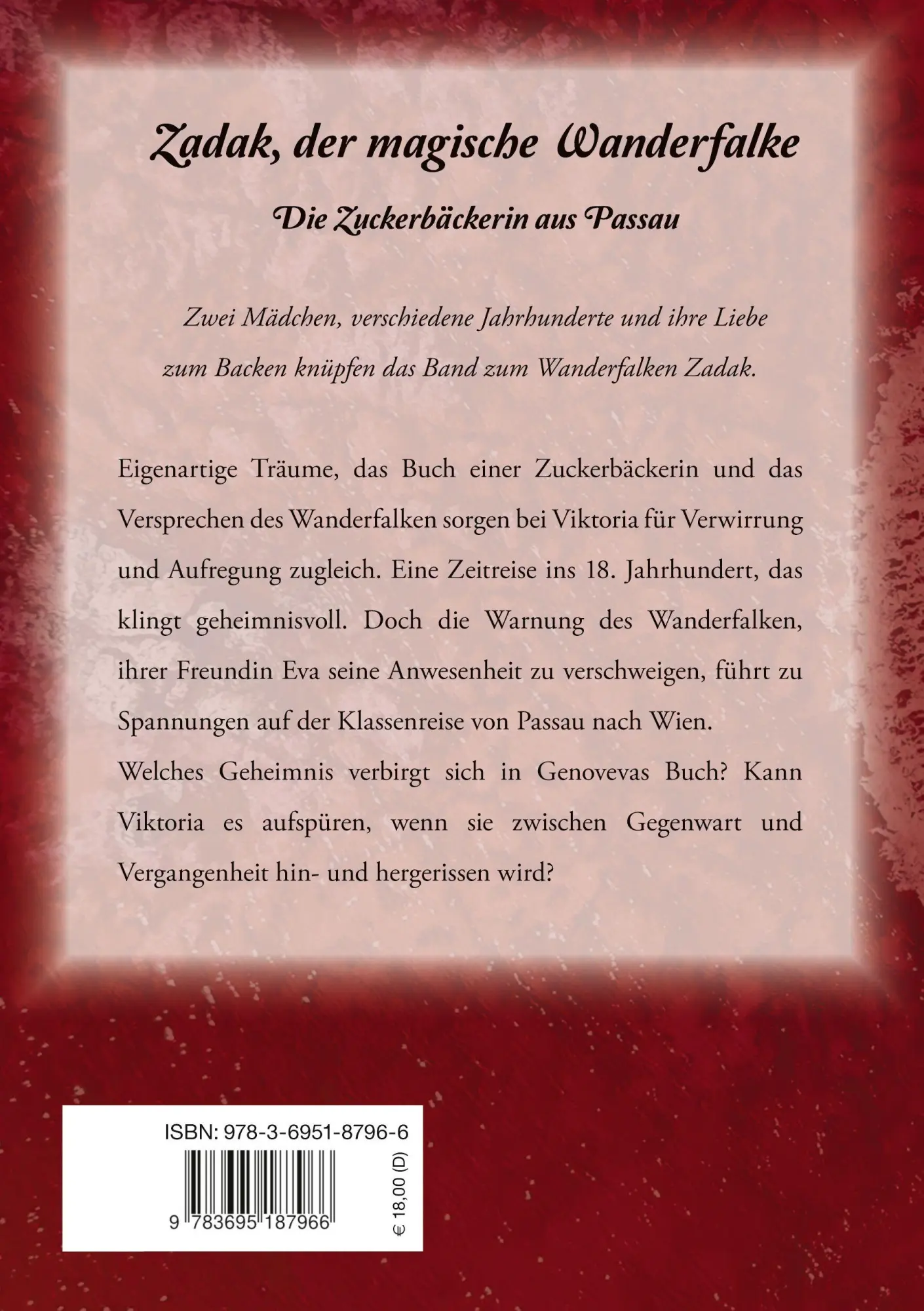 Rückseite: 9783695187966 | Zadak, der magische Wanderfalke | Band 2 Die Zuckerbäckerin aus Passau