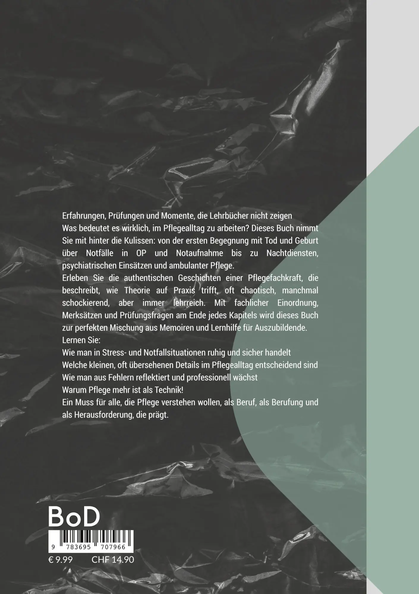 Rückseite: 9783695707966 | Pflege hautnah | Geschichten aus der Praxis | Manuela Schivelbein