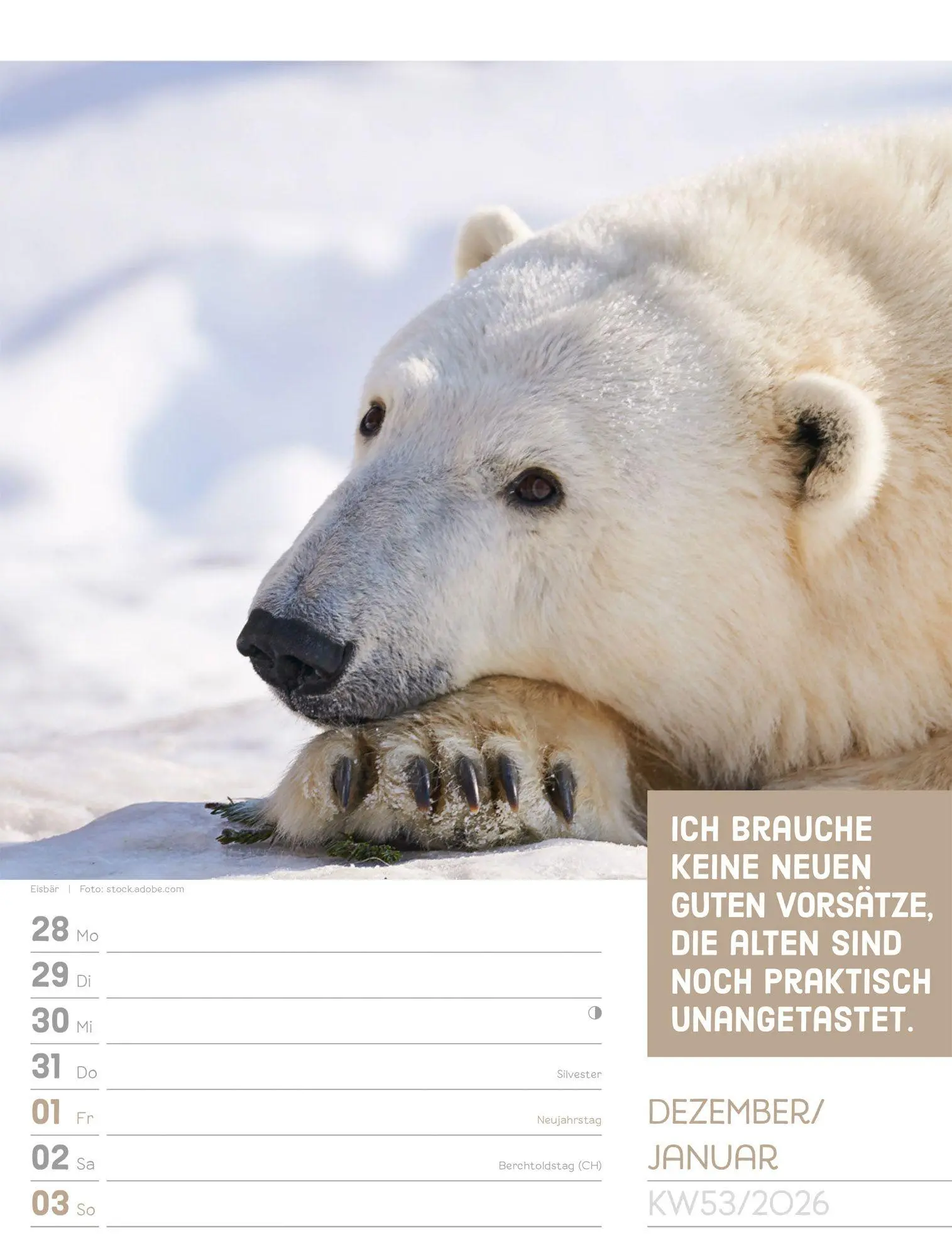 Bild: 9783838427966 | Tierisch Sprüchekalender Wochenplaner 2027 | GmbH | Kalender | 56 S.