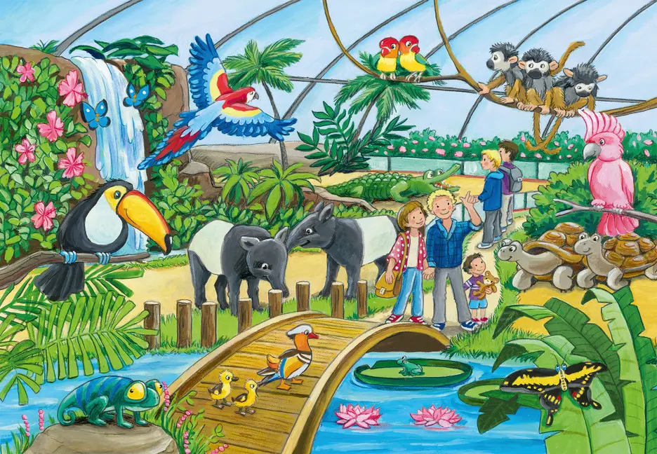 Bild: 4005556078066 | Ravensburger Kinderpuzzle - 07806 Willkommen im Zoo - Puzzle für...